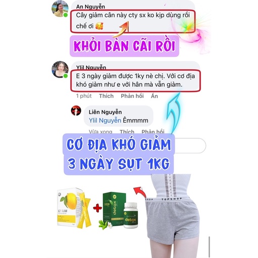TRÀ GIẢM CÂN L2 SLIM DETOX Hoà Tan