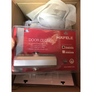 Tay co thuỷ lực Hafele cho cửa dưới 80kg loại không dừng 90 độ 499.30.002