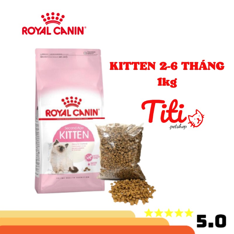 Thức ăn hạt cho mèo ROYAL CANIN KITTEN túi 1kg_Titipets