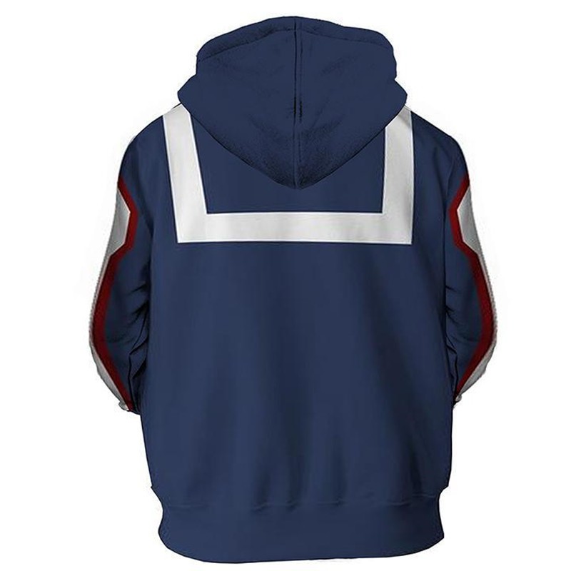 Áo hoodie tay dài theo kiểu các nhân vật trong My Hero Academy