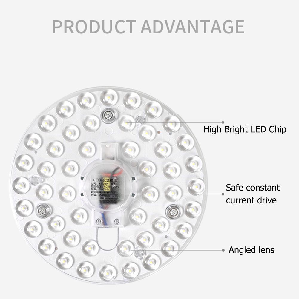 Đèn 24 Led Gắn Trần Nhà Ac220v 12 / 18 / 24 / 36w