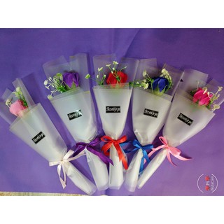 BÓ HOA SÁP 1 BÔNG ĐƠN GIẢN MÀ ĐẸP