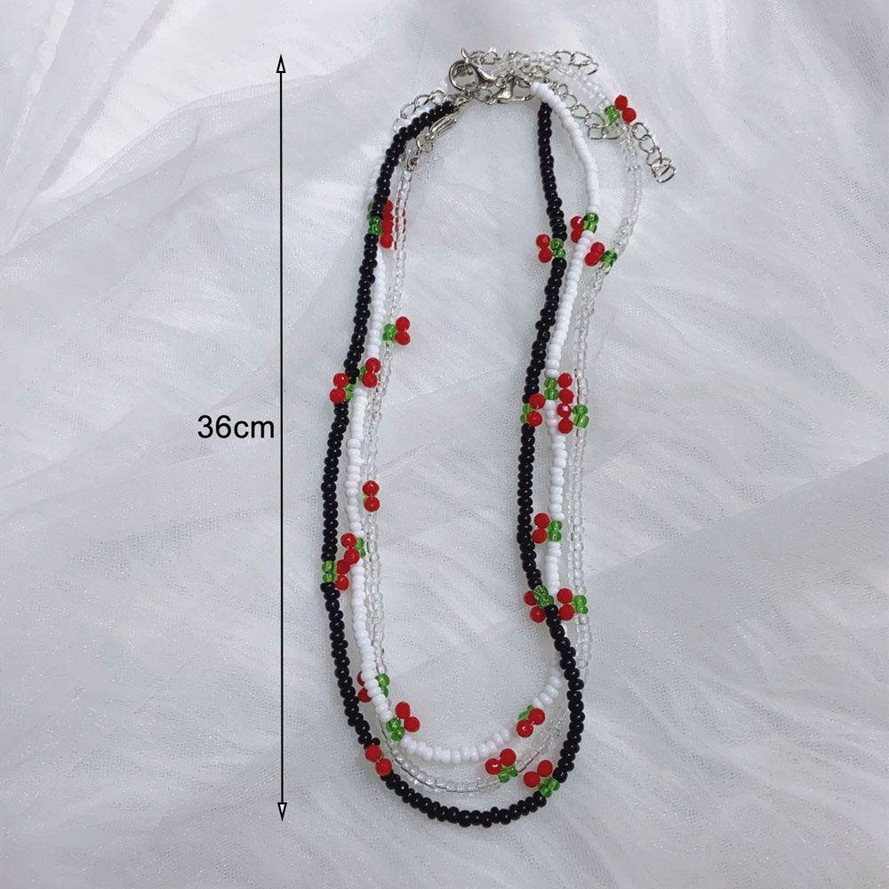 Vòng cổ Mặt Trái Cây Dễ Thương Phong Cách Boho
