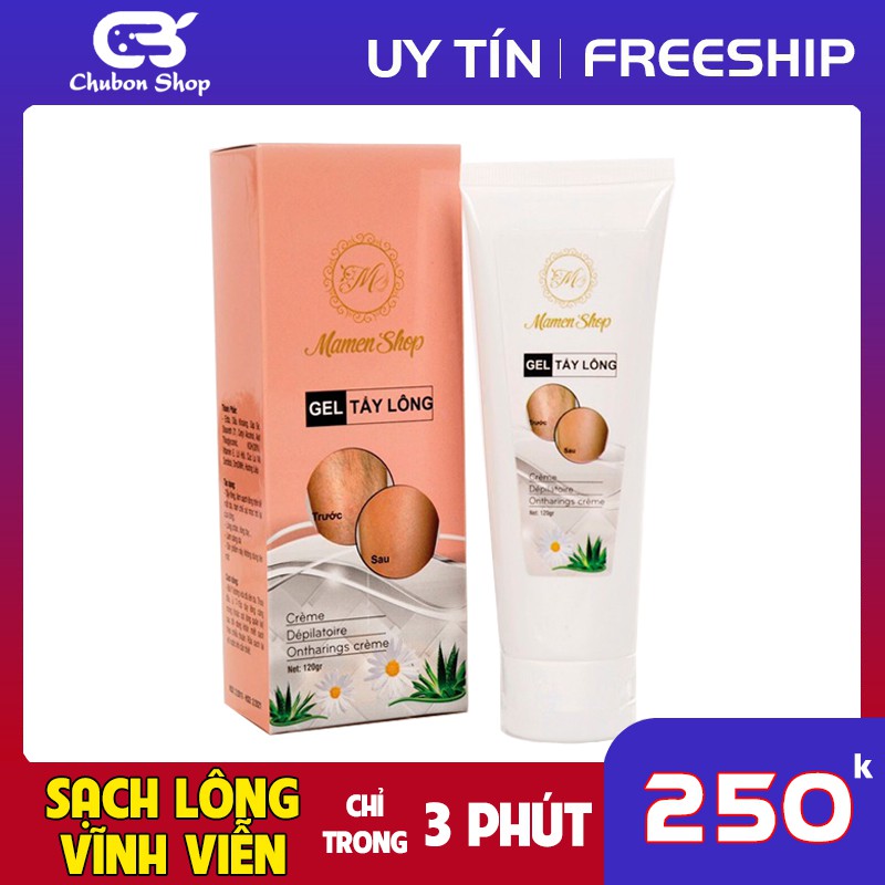 KEM TẨY LÔNG 💖💖 DƯỠNG DA VĨNH VIỄN MAMEN SHOP 120 ML