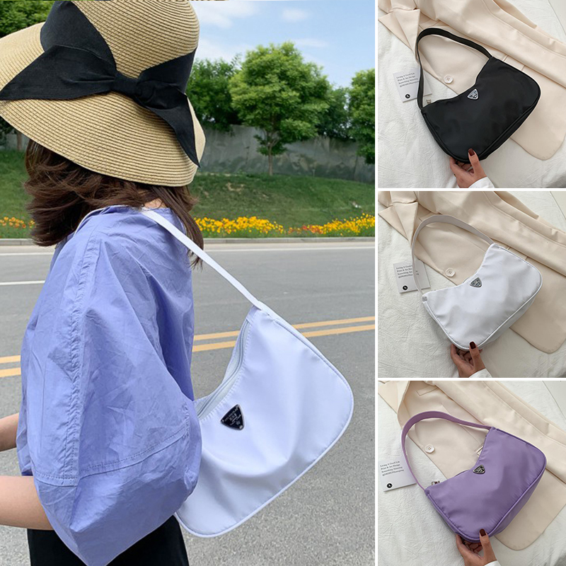 【dayday】Fashion Vintage Totes Handbag Nylon Small Underarm Subaxillary Bag Sho