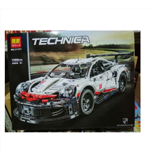 (CÓ SẴN) đồ chơi Lắp ráp siêu xe TECHNIC PORSCHE 911 RSR Bela 11171