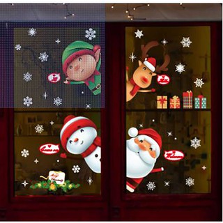 DECAL TRANG TRÍ NOEL 2 MẶT 2021 SỐ 13
