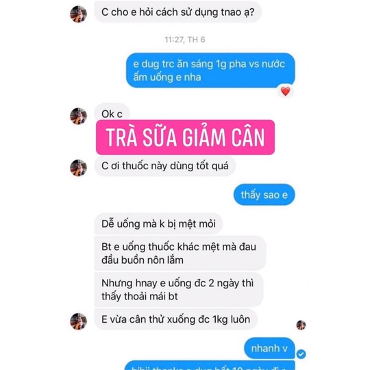 Giảm cân nhanh Trà sữa giảm cân Đan Mạch