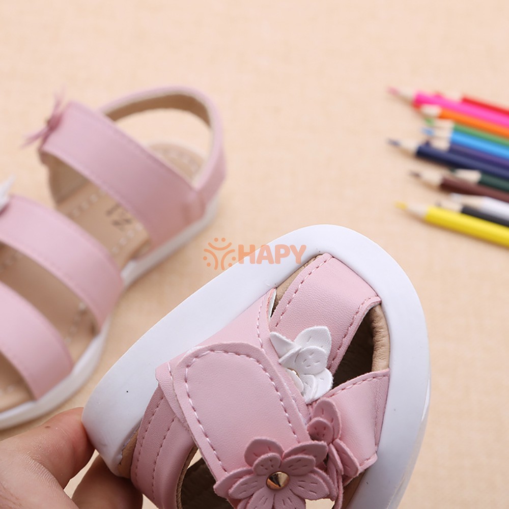 [Sale Lẻ Size 21 22 24] Sandal Bé Gái hoa Hy Lạp Đáng Yêu (2 - 6 tuổi) SD200