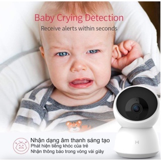 Bản quốc tế - 2K 1296P 3MP HD - WiFi IP Camera  Imilab A1 xoay 360 độ CMSXJ19E -Hàng Chính Hãng