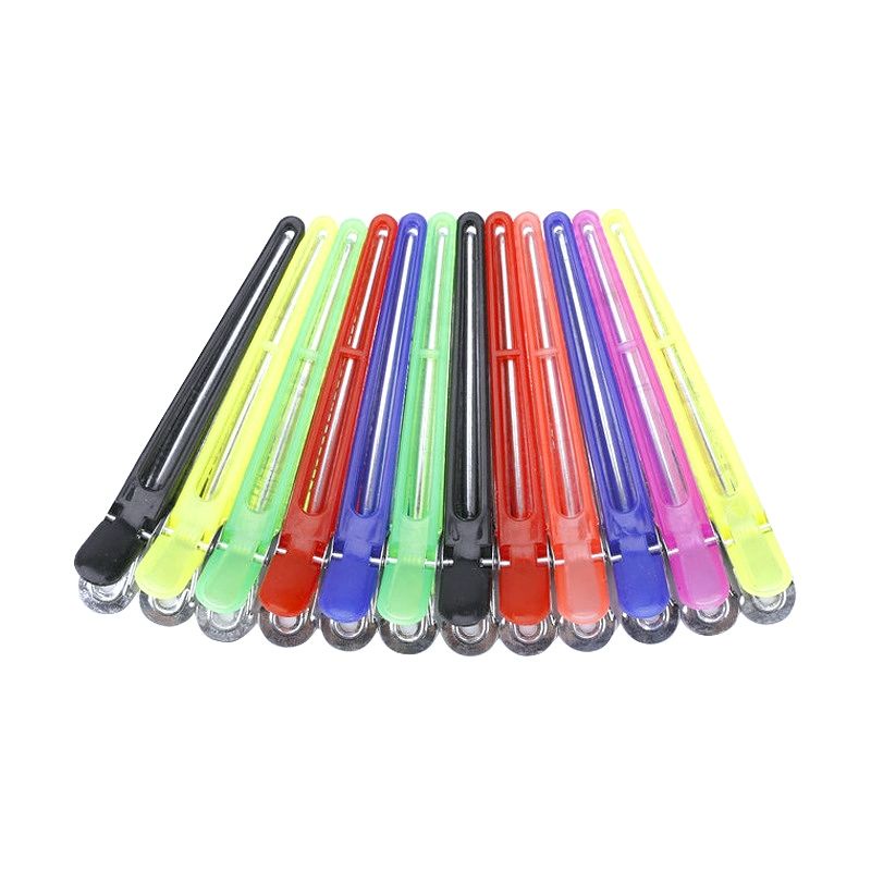 Sỉ 100 cây kẹp mỏ vịt có sắt MÀU NGẪU NHIÊN, Làm tóc,trang điểm