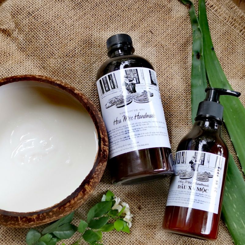 Cặp dầu gội xả Thảo Mộc cho tóc gãy rụng từ thiên nhiên
