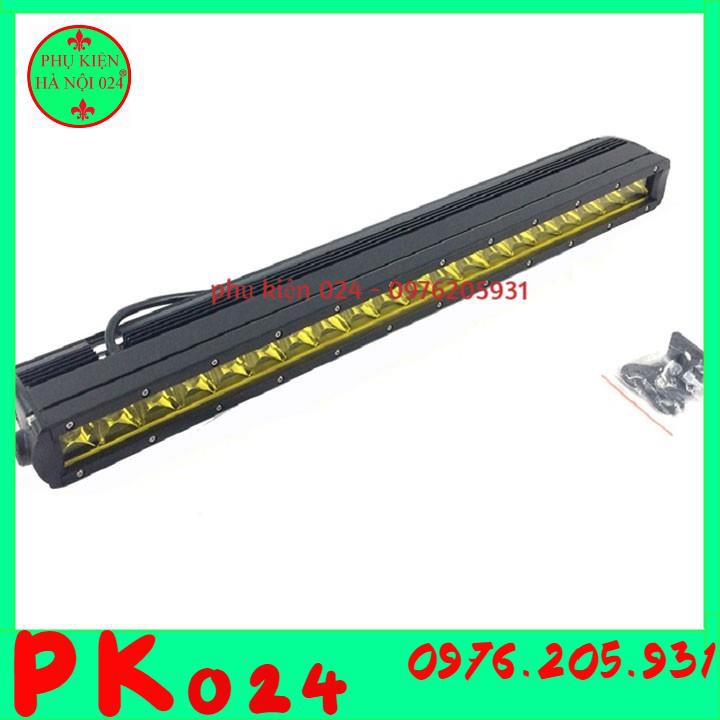 Đèn Trợ Sáng Đèn Pha Led Bar 20 Bóng Dài 65cm Dành Cho Ô Tô (Ánh Sáng Vàng- Trắng)