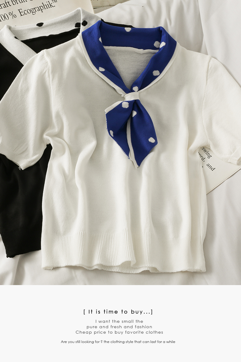 Áo Nữ Tay Bồng Cổ Thắt Nơ Họa Tiết Chấm Bi Thời Trang 2021 | BigBuy360 - bigbuy360.vn