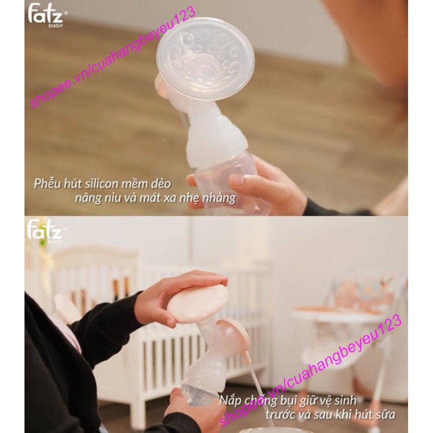 (BH 12TH) Máy hút sữa điện đôi Fatzbaby - Resonance 4 có pin sạc Fatz FB1182VN