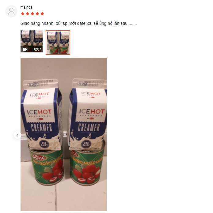 [Mã 267FMCGSALE giảm 8% đơn 500K] Kem Béo Thực Vật Rich's- Rich Lùn 454gr | BigBuy360 - bigbuy360.vn