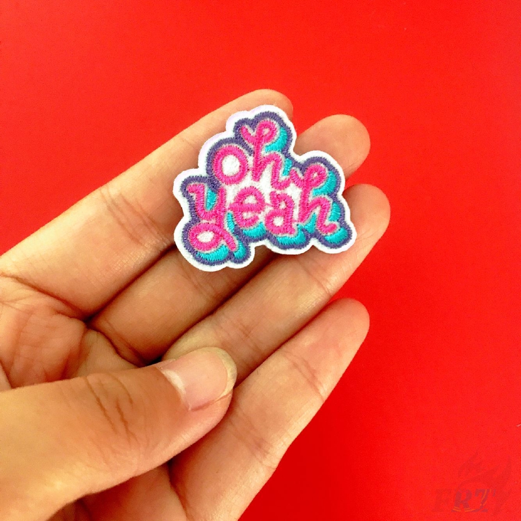 &gt; Ready Stock &lt; ☸ INS - Colorful Patch ☸ 1Pc Pineapple / IceCream / Rainbow Diy Sew on Iron on Patch