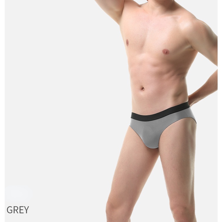 Quần Lót Lụa Lạnh Siêu Mỏng Không Đường May Mềm Mại Thoải Mái Thời Trang Mùa Hè Cho Nam Giới 406