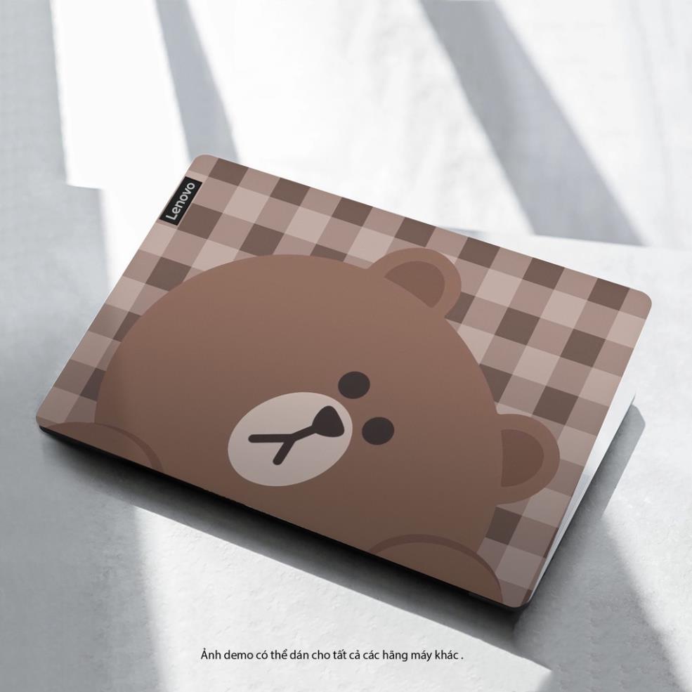 Skin Dán Laptop Mẫu Gấu Brown mã KS 030 -Decal Vip