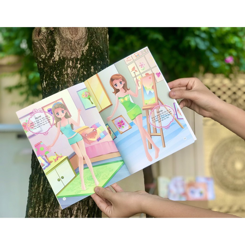 SÁCH - Dán hình trang phục công chúa tuyệt đỉnh