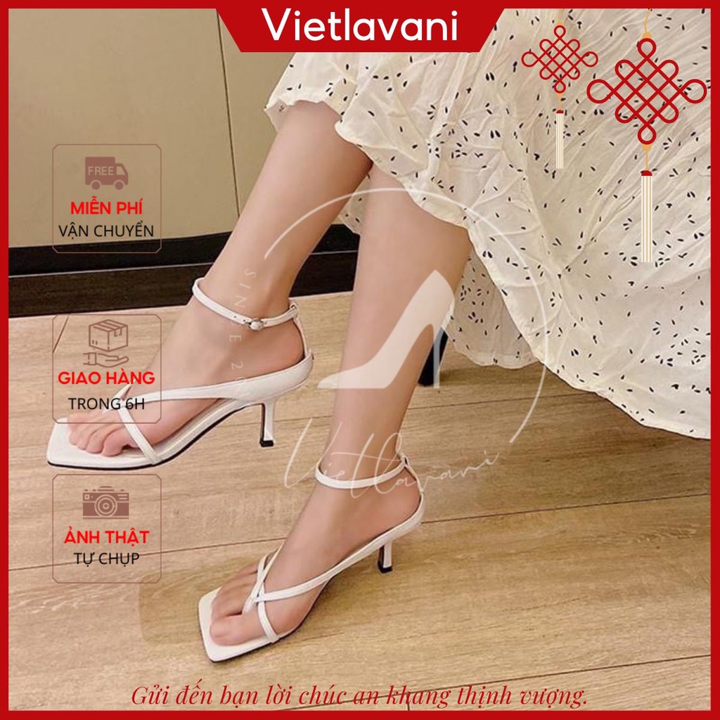 Sandal cao gót thời trang cao 5cm siêu xinh thương hiệu Vietlavani LN_S17