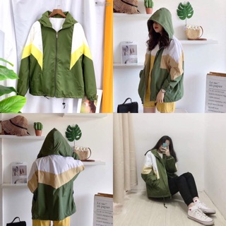 ÁO KHOÁC DÙ 3 MÀU - ẢNH CHỤP THẬT