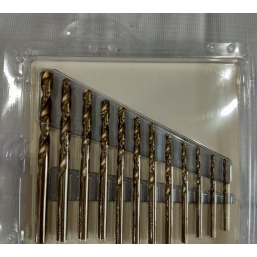 INGCO Bộ 12 mũi khoan kim loại HSS AKDB1125