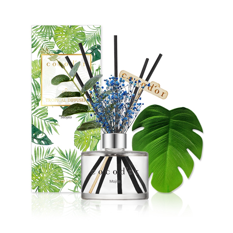 Tinh Dầu Tán Hương Cho Phòng Phiên Bản Mới COCOD'OR TROPICAL DIFFUSER_Mỹ phẩm Hàn Quốc chính hãng