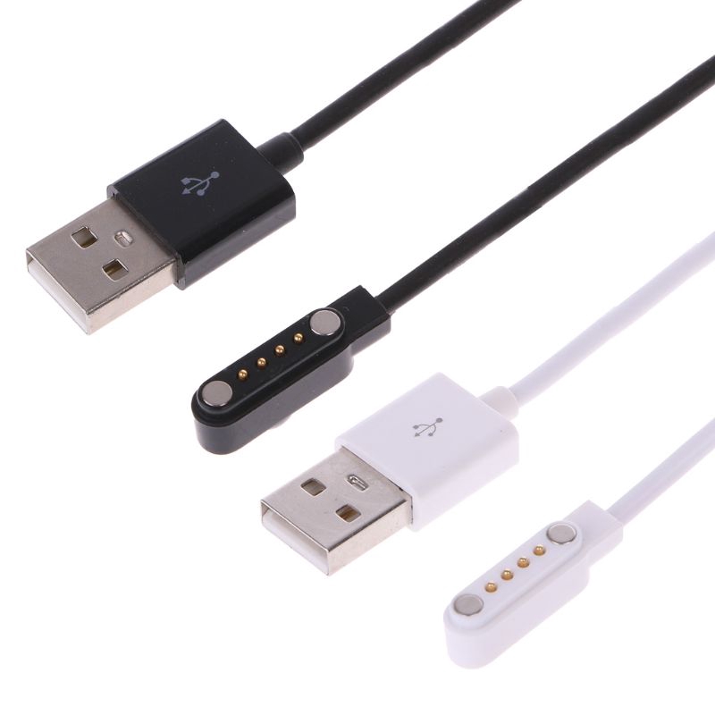 Star✨Watch Charging Cable Charger For KW88 KW18 GT88 G3 Smartwatch USB 4 Pin Magnetic Charging