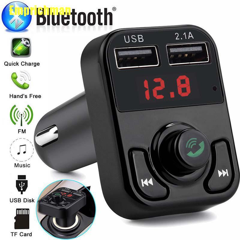 Bộ Phát Sóng Fm Bluetooth Không Dây Cho Xe Hơi Mp3 Hỗ Trợ Thẻ Tf