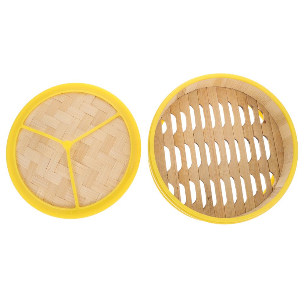 Nồi Hấp Bánh Bao Bằng Tre Tự Nhiên Có Nắp An Toàn Nhiều Kích Thước