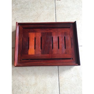 Khay gỗ đựng ấm chén