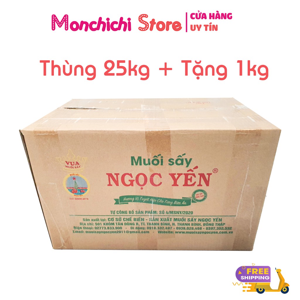 Muối Sấy Ngọc Yến Thùng 25kg giá sỉ