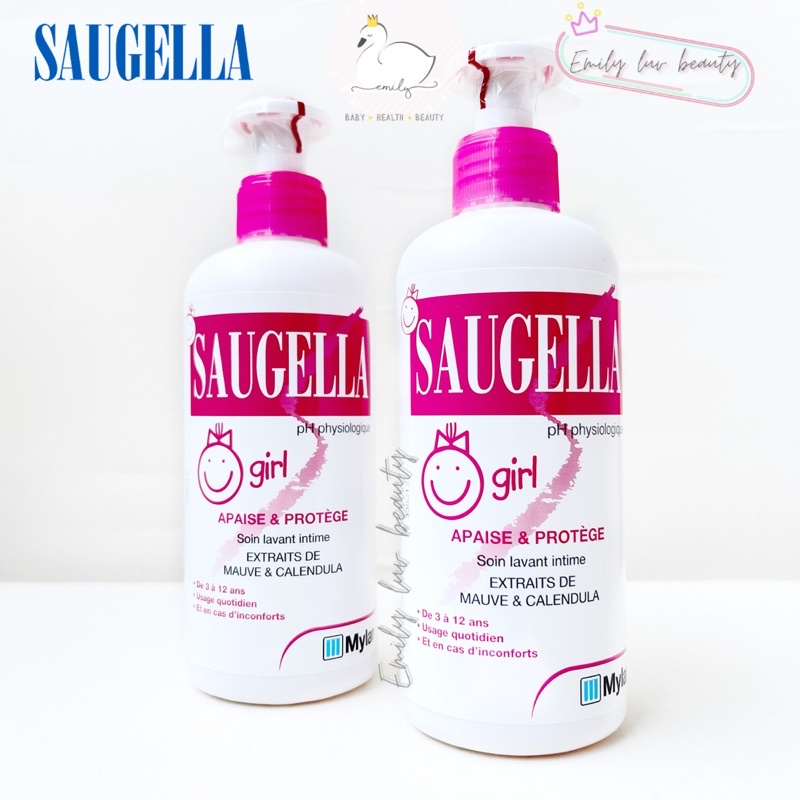 Dung dịch vệ sinh cho bé 3 tuổi+ Saugella Pháp 200ml