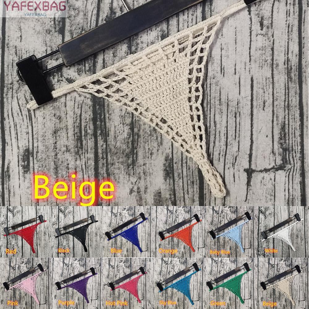 Women Panties Bikini Briefs Hand Crochet Knitted Panties Micro Swimwear