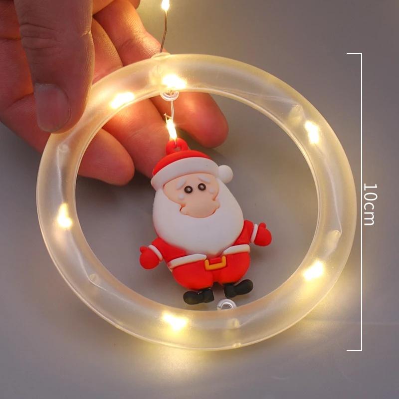 Dây đèn led dài 3M hình búp bê dễ thương trang trí dịp giáng sinh/năm mới
