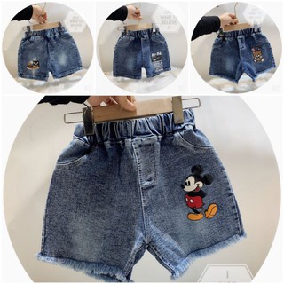 Quần jean đùi bé trai bé gái chất đẹp/ quần bò bé trai bé gái