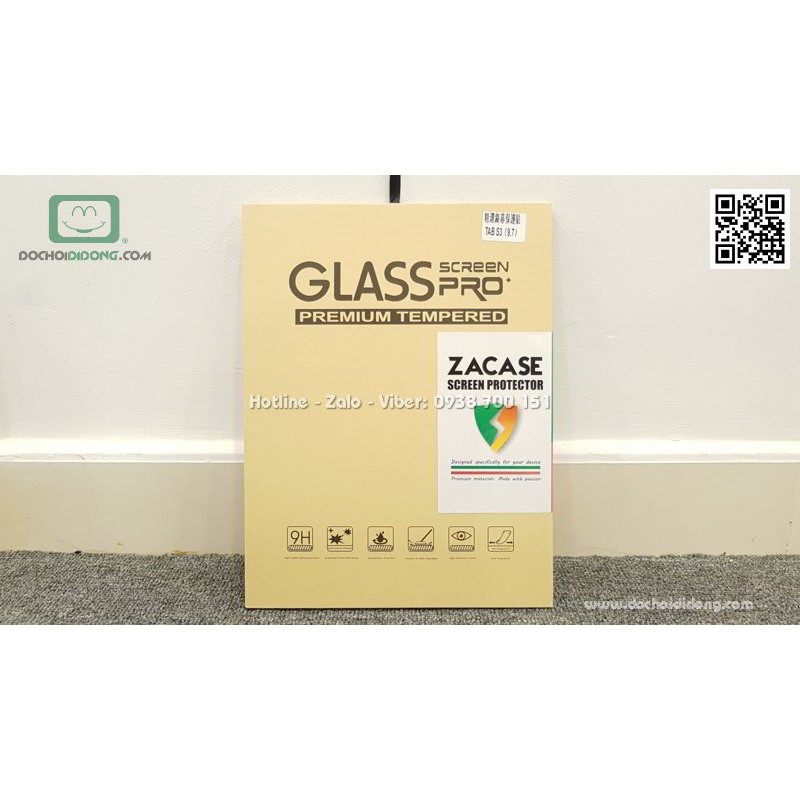 Miếng dán cường lực full màn hình Samsung Tab S3 9.7 Inch T825 Zacase Tablet Premium