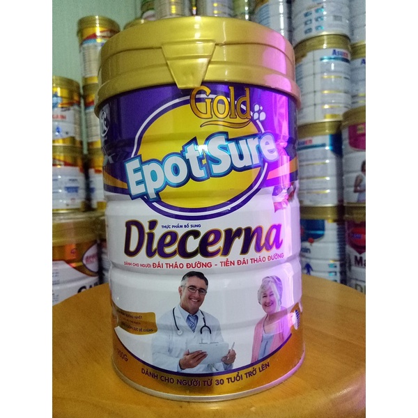 [combo 2 lon] Sữa tiểu đường Epotsure Diecerna 900g mẫu mới