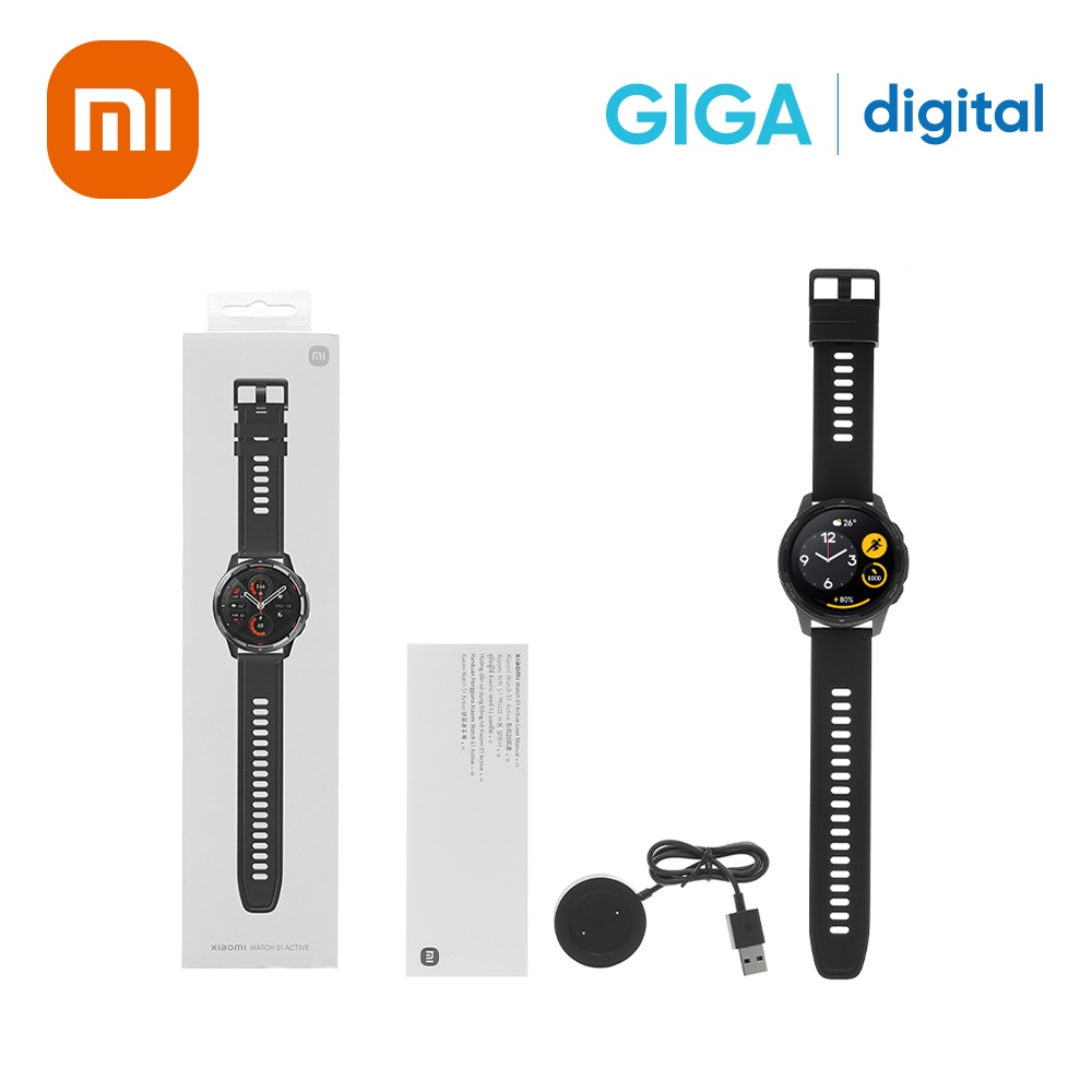 Đồng Hồ Thông Minh Xiaomi Watch S1 Active - Đàm Thoại - Tiếng Việt - Bản Quốc Tế - BH 12 tháng