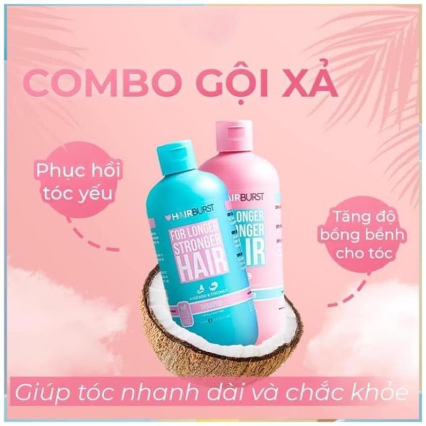 Gội xả HAIRBURST kích thích tóc mọc dài hơn chắc khỏe hơn 350ml_GIÁ TỐT | BigBuy360 - bigbuy360.vn