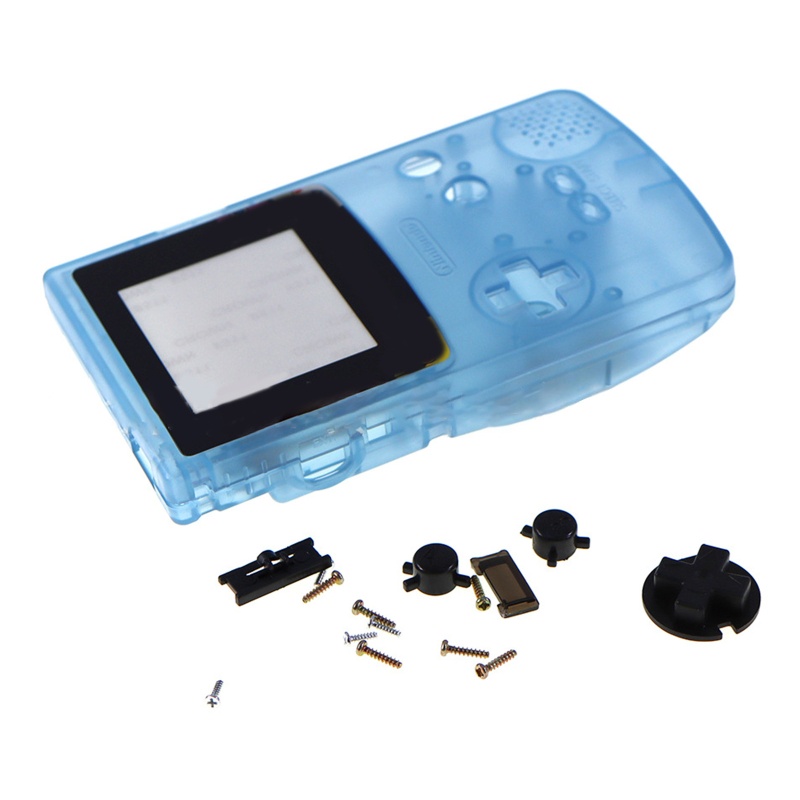 Vỏ Nhựa Phát Sáng Trong Tối Bọc Tay Cầm Chơi Game GBC Có Nút Bấm