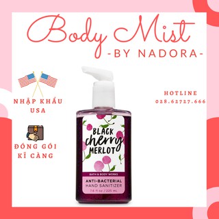 Nước Rửa Tay Khô Bath And Body Works - Black Cherry Merlot Hand Gel (255ml)