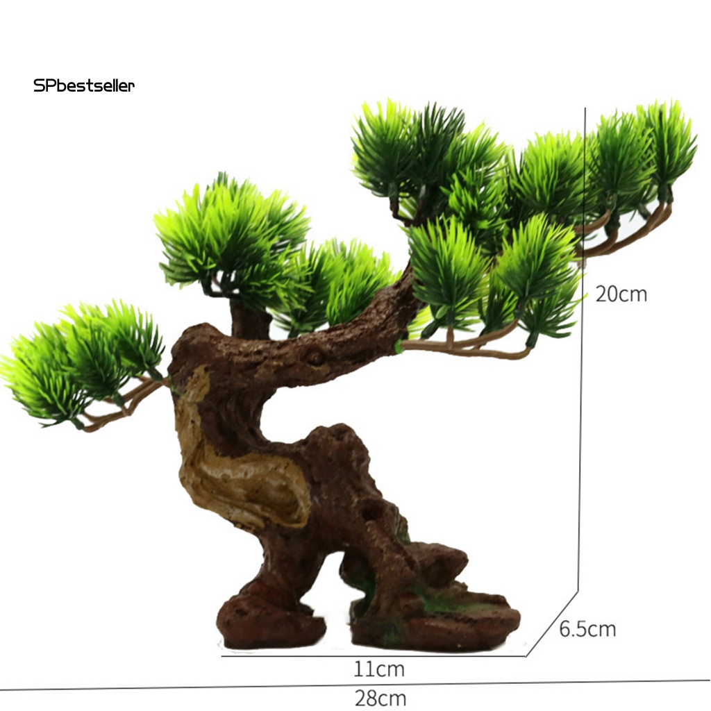 Cây Thông Giả Bằng Nhựa Resin Đa Năng Trang Trí Bể Cá