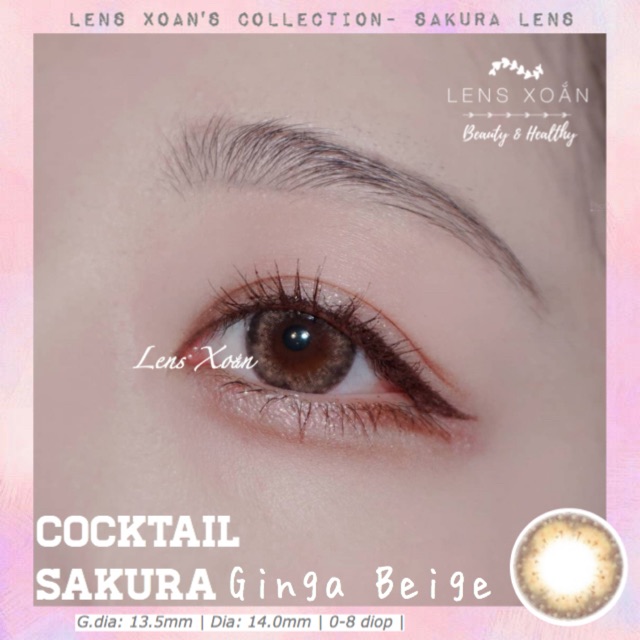 ÁP TRÒNG COCKTAIL SAKURA GINGA BEIGE