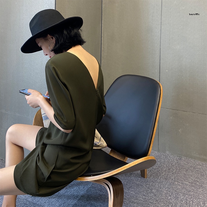 Bộ Áo Liền Quần Ngắn Ống Rộng Vải Voan Phong Cách Phương Tây Thời Trang Mùa Hè 2020 Cho Nam Và Nữ
