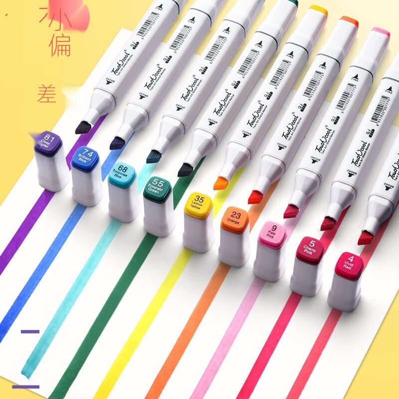 Bút Lông Hai Đầu 24/36/48/60/80/480 Màu Sắc Xinh Xắn Cho Bé