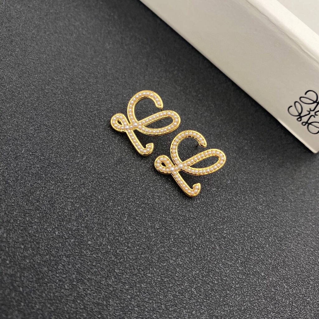 Khuyên Tai Đính Hạt Ngọc Trai Không Gỉ Mới Cho Nữ