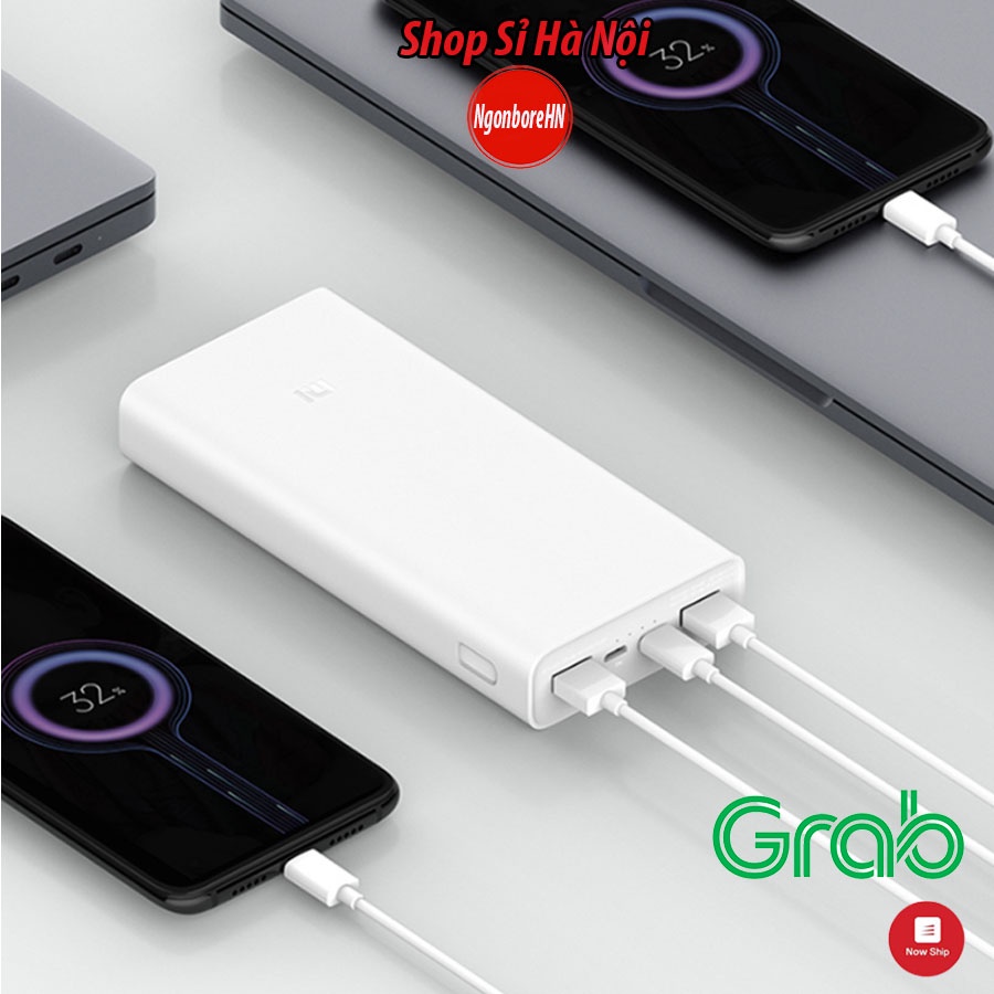Sạc dự phòng Xiaomi Redmi - sạc nhanh 20000mah - sạc cùng lúc 2 thiết bị đa năng, thông minh, hàng cao cấp GD263