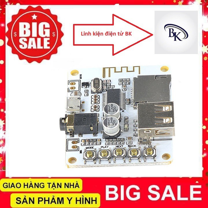 MẠCH GIẢI MÃ ÂM THANH MP3 CÓ BLUETOOTH 4.1- Module Chế Loa